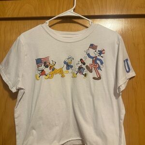 Disney Patriotic Characters White T-Shirt